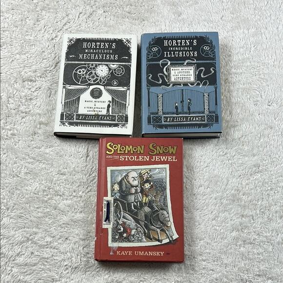 Book Bundle - 3 youth fiction novels, Horten and Solomon Snow HC Good - Picture 1 of 15